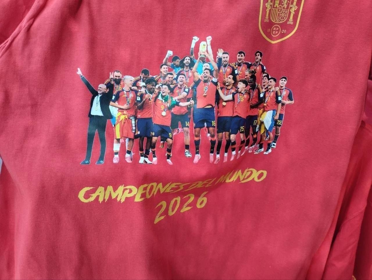 Camiseta de hombre campeones del mundo